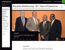 Tablet Screenshot of hickenlooper.info